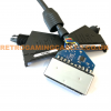 PlayStation 1 PS1 RGB PACKAPUNCH SCART cable + Composite Sync CSYNC cable & Guncon port